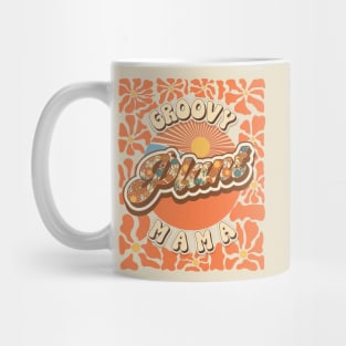 Mother day plant lover groovy gift Mug